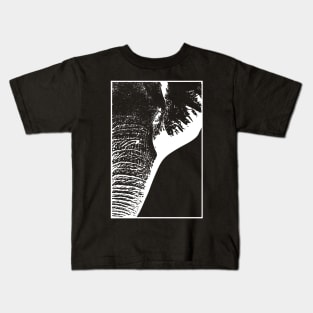 Elephant Inside Rectangle Kids T-Shirt